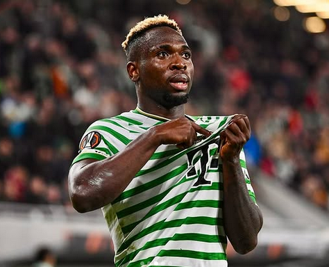 18 goal involvements this season: Ferencvaros forward Yusuf on target against Panathinaikos in UEL